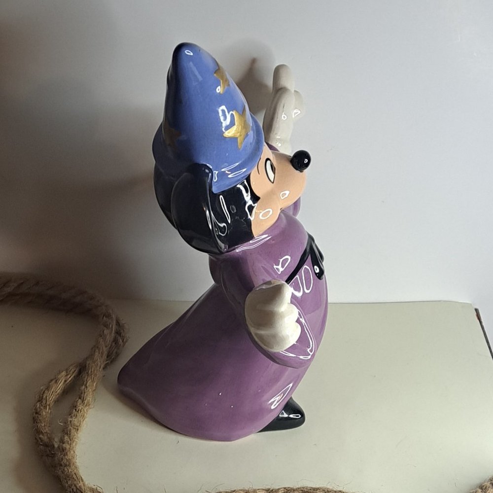 10" MICKEY MOUSE Sorcerers Apprentice Ceramic Figurine - Picture 6 of 13
